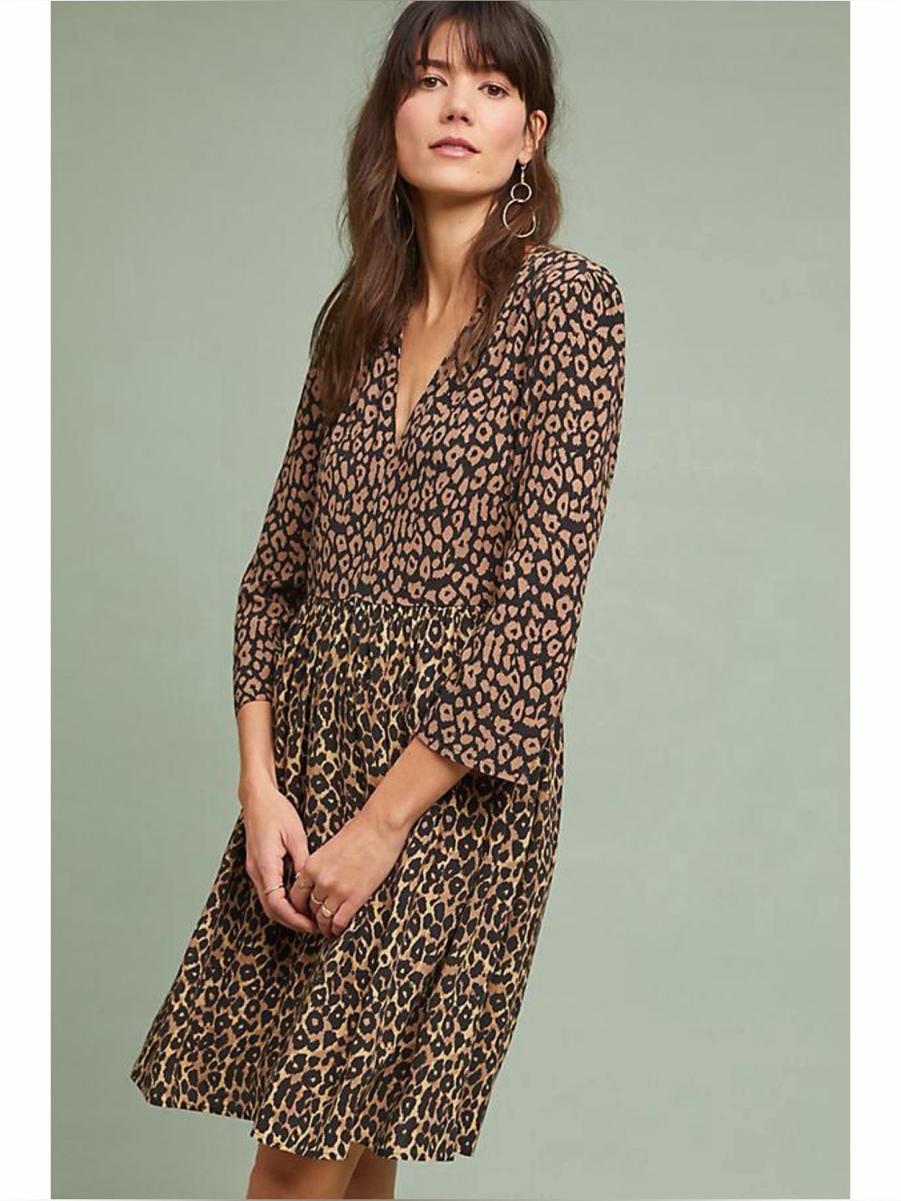 Anthropologie Maeve Juno Printed Dress